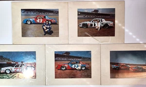 5 Assorted Nascar Daytona 500 8x10 Photos Petty, Yarborough, Waltrip Vintage - Picture 1 of 9