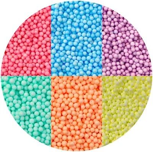 Large Pastel Foam Beads | Slime DIY craft | Cheap Bulk  - Picture 1 of 15