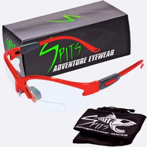 Gafas de seguridad bifocales Cougar con lupa y 8 colores de marco de edición limitada - Imagen 1 de 1