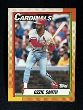 1990 Topps Ozzie Smith #590 Baseball Card St. Louis Cardinals HOF