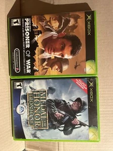 WWII: Prisoner of War & Medal Of Honor: Frontline (Xbox) Used Very Good - Picture 1 of 4