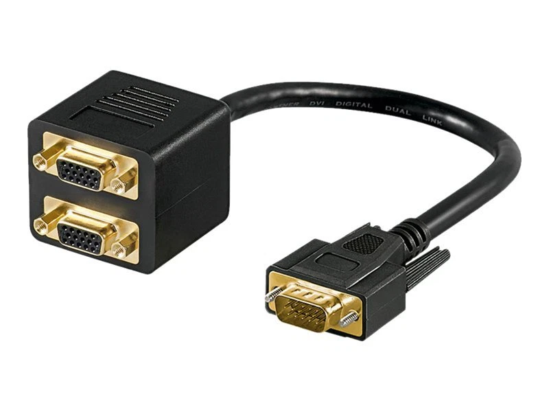 Wentronic SVGA Adapter (svga-stecker auf 2x Svga-buchse)