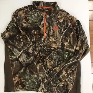Master sportsman Man hunting flees Half Zipper Sz 2X Como NWOT - Picture 1 of 5