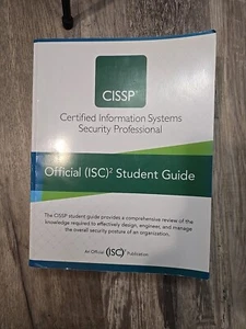 The ISC2 CISSP Official Student Guide 5th Edition, 780 pages. - Picture 1 of 3