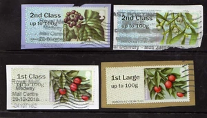 2014-WINTER GREENERY STAMPS(Post & Go) - Picture 1 of 1