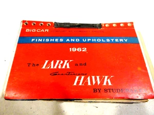 1962 The Lark & Granturismo Hawk by Studebaker Finishes & Upholstery  Catalog - Picture 1 of 10