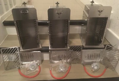 STIERKOPFGRILL Oberhitzegrill (kein Beefer) 800° Steak Grill - EDELSTAHL *NEU* - Bild 1 von 4