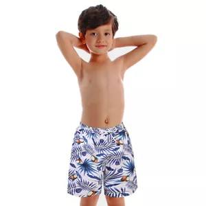 Boy Trunks Toddler Swim Shorts Little Boy Bathing Suit Swimsuit Summer Swimwear - Picture 1 of 18