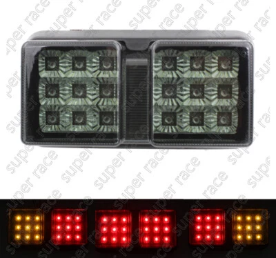 Integrated LED Tail Light Brake Turn Signals For Honda Rc51 Rvt1000R 2000-2008 - Image 1 of 4