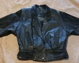 Leather Limited Women's Medium Zip Up Black Leather Jacket Thermolite Lined - Picture 1 of 15