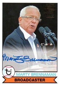 2017 Topps Archives Marty Brennaman Autograph