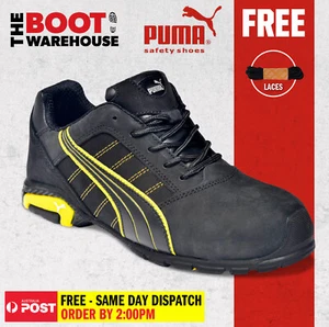 Puma 'Amsterdam' 642717 - Lightweight Aluminium Toe Safety Work Boot / Shoes - Imagen 1 de 9