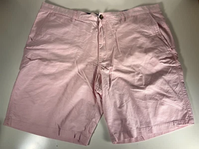 Шорты мужские Merona мягкие льняные плоские спереди 100% хлопок размер 42 розовые - Изображение 1 из 4