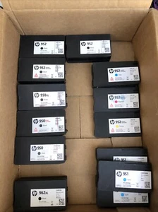 16 różnych pustych wkładów atramentowych HP 952 951 i 950. Oem Virgin - Zdjęcie 1 z 2