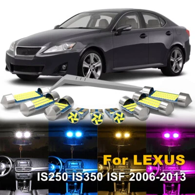 17X LED Interior Light Map Bulbs Package Kit For LEXUS IS250 IS350 2006-2013  Foto 1 de 4