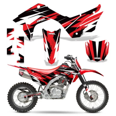 Pegatinas gráficas MX + #calcomanías PLT para Honda CRF125F 2019-2025 Attack R Foto 1 de 2
