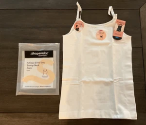 Shapermint Essentials White All Day Every Day Scoop Neck Cami  Size: XL - Picture 1 of 2