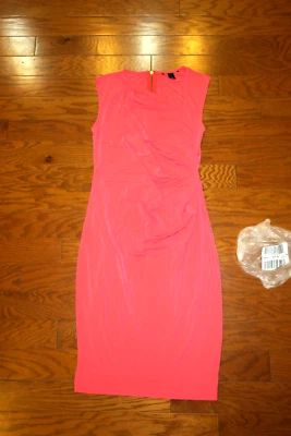 M 🌹VICTORIA'S SECRET SUMMER DRESS 🌹38" LITTLE FIRE BEACH RUCHED SHIFT HIGH-LOW - Image 1 of 4