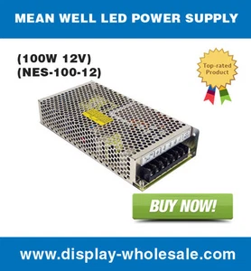 Fuente de alimentación LED Mean Well (100W 12V) (LRS-100-12) - Imagen 1 de 2