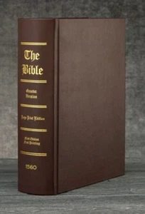 1560 Geneva Bible - First Edition Facsimile - Picture 1 of 11
