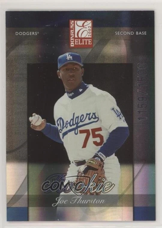 2002 Donruss Elite Rookie /1350 Joe Thurston #162 - Image 1 of 2