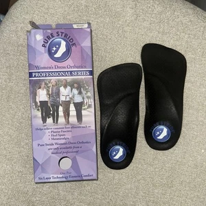 PURE STRIDE Women’s Dress Orthotics Inserts 6 1/2 - 7 1/2 B Heel Spurs Plantar - Picture 1 of 3