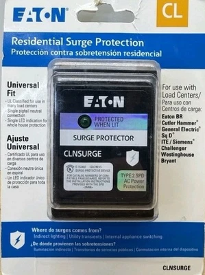 Dispositivo de protección contra sobretensiones residencial Eaton ajuste universal CLNSURGE NUEVO Foto 1 de 4
