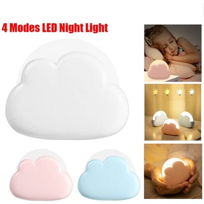 Tragbares LED-Nachtlicht Dimmbar Schlafzimmer Nachtlampe USB Wiederaufladbar - Bild 1 von 4