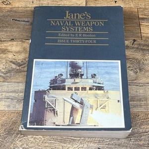 Vintage Jane's Naval Weapon Systems Issue 34 E R Hooton Military Reference Book - Picture 1 of 8
