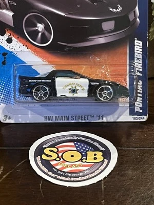 Hot Wheels 1997 Pontiac Firebird CHP Police Patrol Diecast Sealed USED NMcond - Image 1 of 4