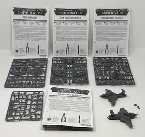 Aeronautica Imperialis 40k Marauder Bomber Ork Dakkajet Fighta Bomma Thunderbolt - Picture 1 of 9