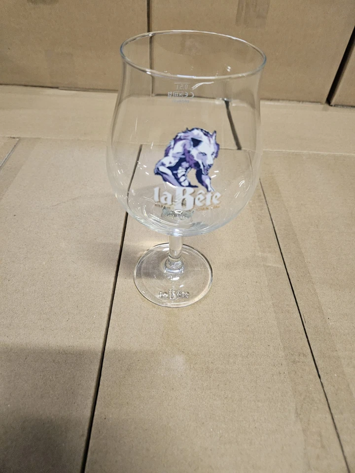 lot de 6 verres à bière La Bête 25cl dans leur carton d'origine  NEUF - Photo 1/1