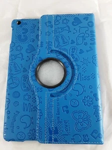 360 Rotation Case for IP Air Tablet Blue with Illustrations - Picture 1 of 9