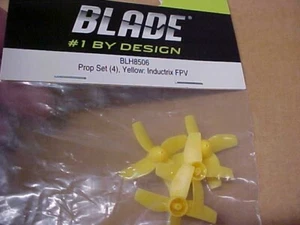 BLADE QUADCOPTER PART - BLH8506 = YELLOW PROP SET (4): INDUCTRIX FPV (NEW) - Picture 1 of 1