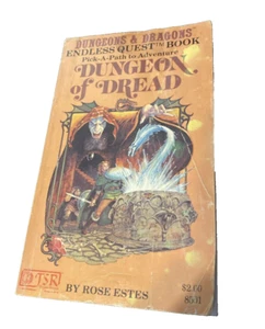 1982 Dungeons and Dragons Endless Quest Book #1 Dungeon of Dread First Edition - Picture 1 of 7