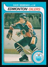 1979-80 O-Pee-Chee Dave Semenko Rookie Edmonton Oilers #371