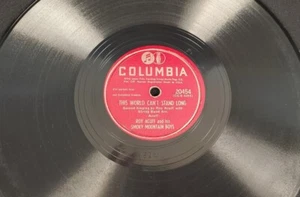 Roy Acuff and the Smoky Mountain Boys 78 RPM This World Can't Stand Long.... - Imagen 1 de 3