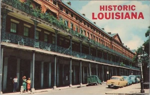 Louisiana Nueva Orleans Histórico Jackson Square Pontalba Edificio Street View PC - Imagen 1 de 2