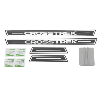 Juego de 4 placas de umbral lateral con acabado metálico Subaru Crosstrek 19-25 E101SFL102 Foto 1 de 4