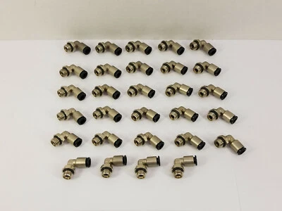 (29) Swivel Elbow Push-In L Fitting - (G1/4 Threaded, 8mm/5/16) - QSL-G1/4-8 - Image 1 of 4