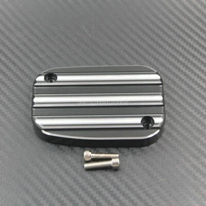 Left Cut Brake Master Front Cylinder Cover Fit For Harley FLHT FLTR CVO VRSCD - Picture 1 of 2