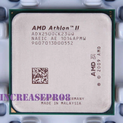 CPU AMD Athlon II X2 250 Processor 3GHz ADX250OCK23GQ Socket AM3 65W 533MHz - Photo 1/4