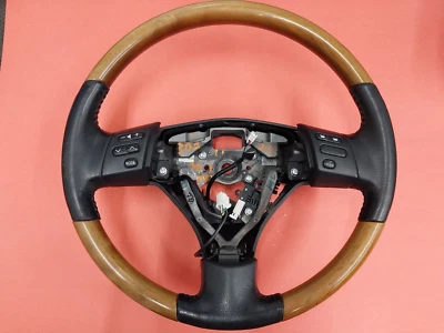04-06 RX330 06-09 RX400H Leder Holz Lenkrad Schwarz Mit Tempomat OEM - Bild 1 von 4