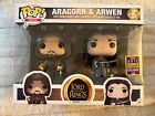 Aragorn & Arwen 2 Pack Funko Pop Lord Of The Rings 2017 Sdcc Exclusive Vaulted
