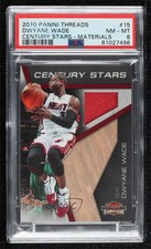 2010-11 Panini Threads Century Stars Materials /399 Dwyane Wade #15 PSA 8 HOF