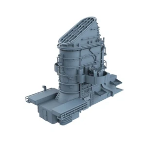 LYCG700355 1/700 Model Upgrade Parts German Navy Chimney 3D PRINTING - Picture 1 of 2