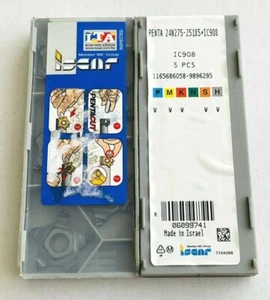 ISCAR Groove-Turn & Parting PENTA 24N275-25185 IC908 Made in Israel NEW 5 pcs. - Picture 1 of 2