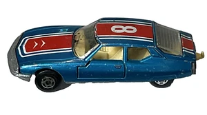 1971 Matchbox Lesney Superfast Blue Citroen 51 England Vintage Diecast Open Door - Picture 1 of 22