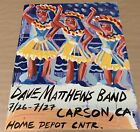 Dave Matthews Band July 26,27 Carson California Concert Poster