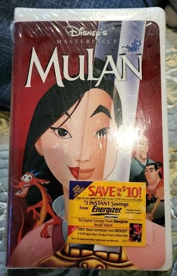 Mulan Factory Sealed Disney VHS Video Tape 1999 Masterpiece Collection Brand New - Image 1 of 4